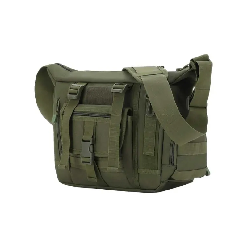 Explorers 600D Polyester Crossbody Bag Regular Men's Black/Army Green/Khaki-3