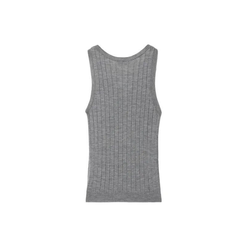 Burberry Ekd Intarsia logo Cashmere Vest-1