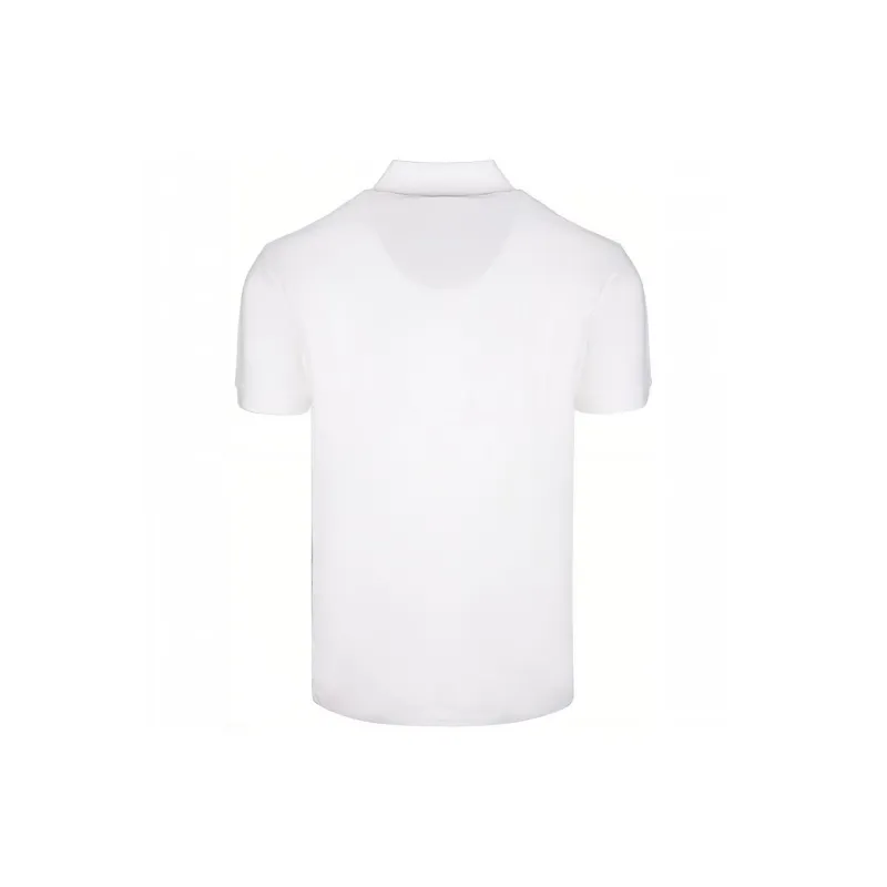 Burberry Logo Embroidered Polo Triple White-1