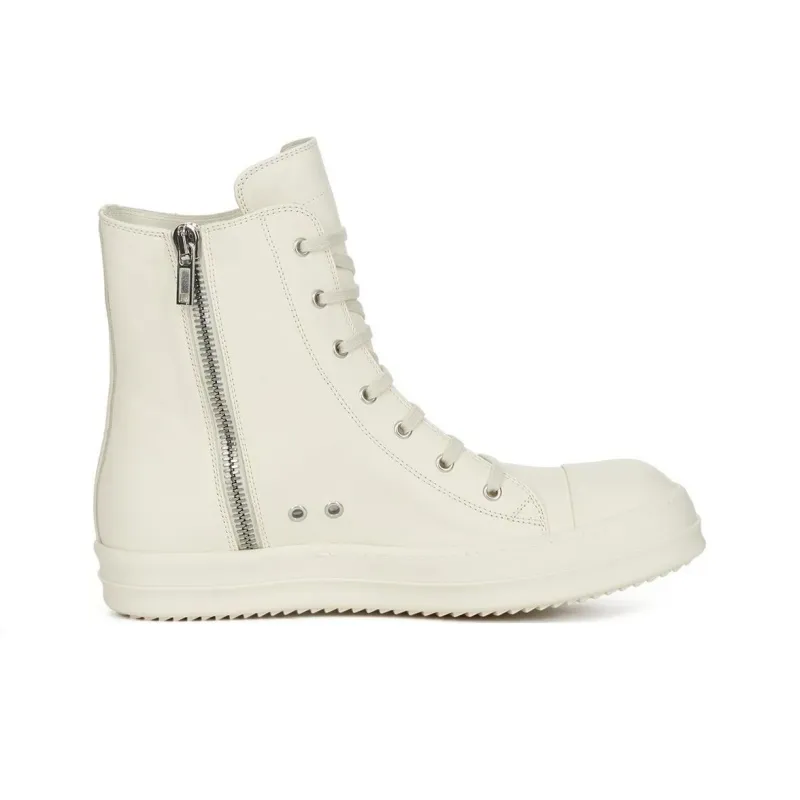 RICK OWENS Lido Ramones High Top Milk SS24-1