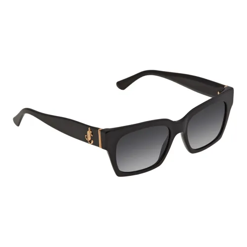 Jimmy Choo Plastic Rectangular Sunglasses Men's Black