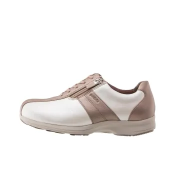 Asics Pedalla Ladies 4E Anti-Slip Wear-Resistant Casual Shoes Women's White Brown