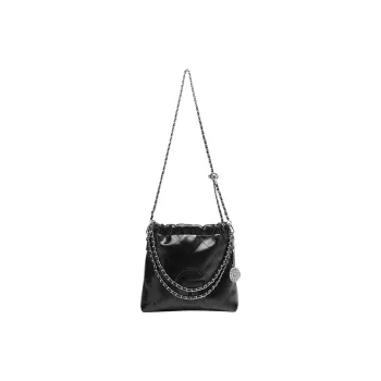 Tanita West Cow Leather Medium Size Women's Black/Ecru/Silver