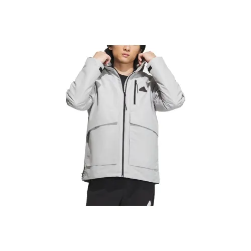 Adidas CITY ESCAPE Jackets Men Light Gray