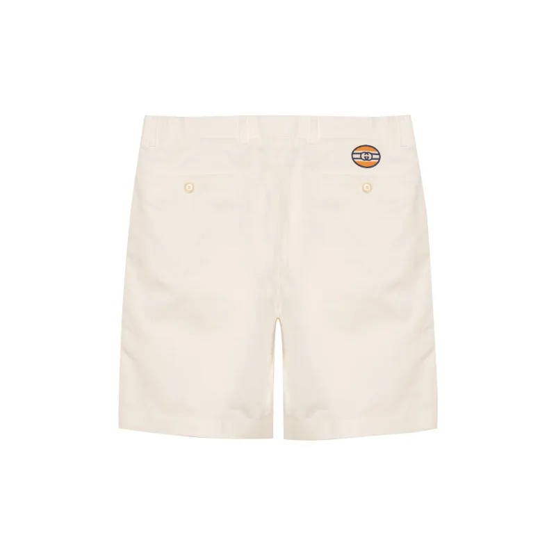GUCCI Logo Back Chino Shorts-1
