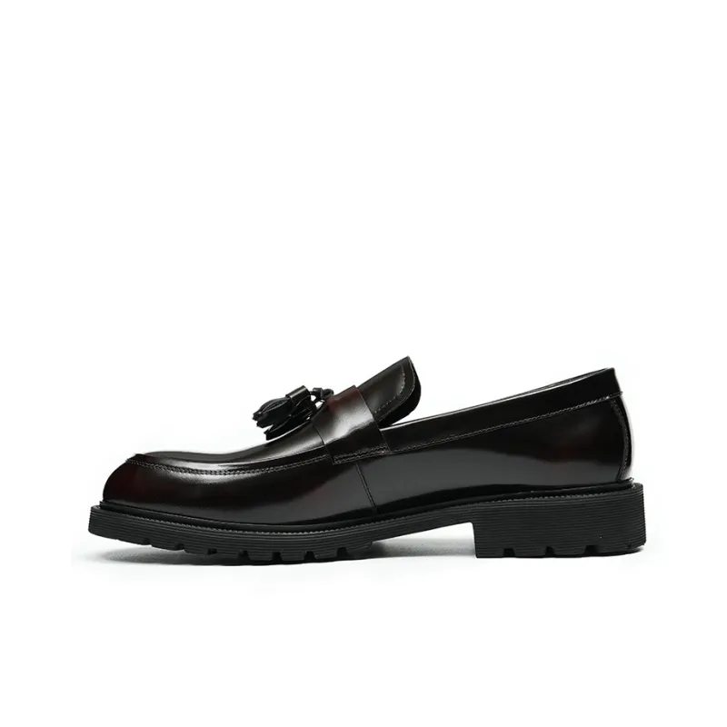 ASTON M.JAZZ Loafers Men Low Top Black/Red-8