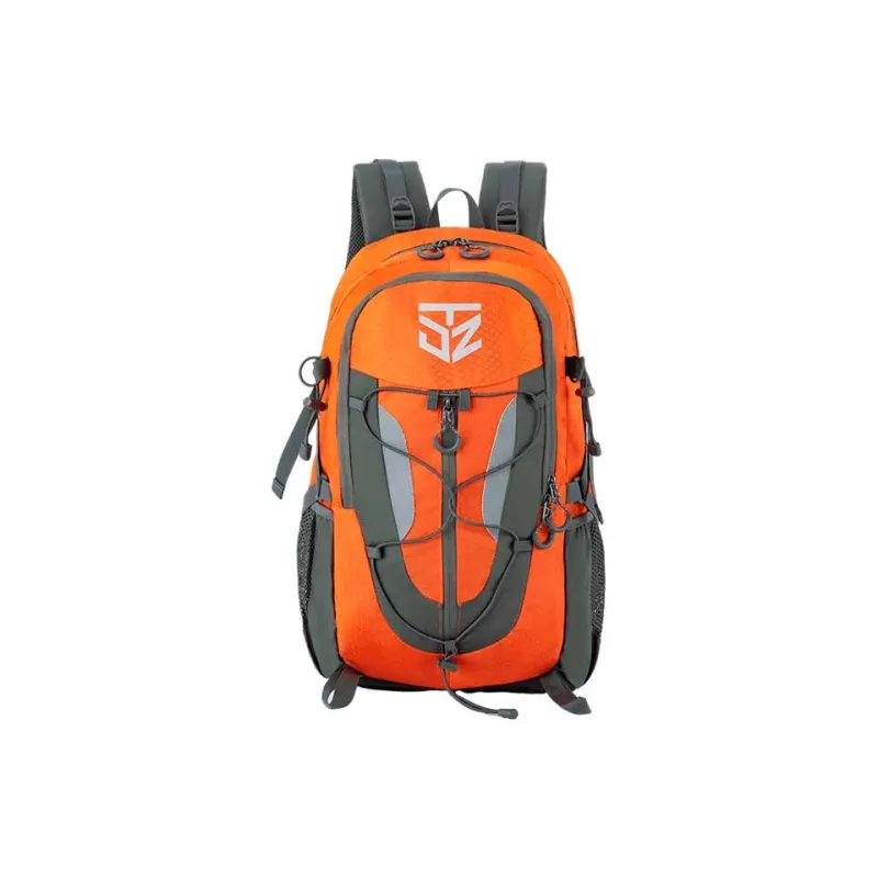 Explorers Nylon 30L/40L Backpack Unisex Green/Orange/Black/Fruit Green-2