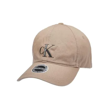 CK/Calvin Klein Cotton Baseball Caps Unisex Khaki