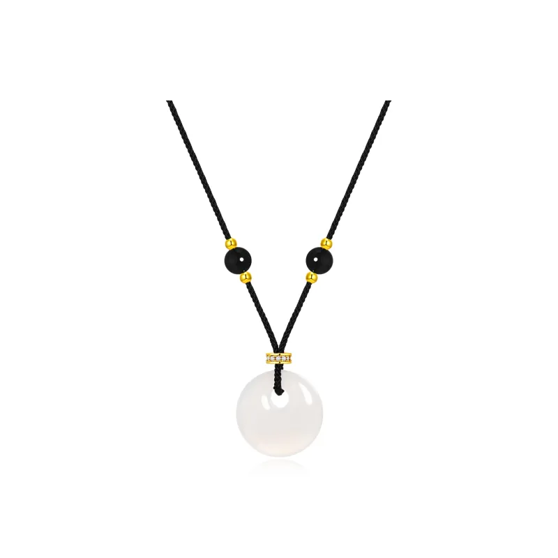 Far Mountain Joe Agate Jade Necklaces Unisex-2