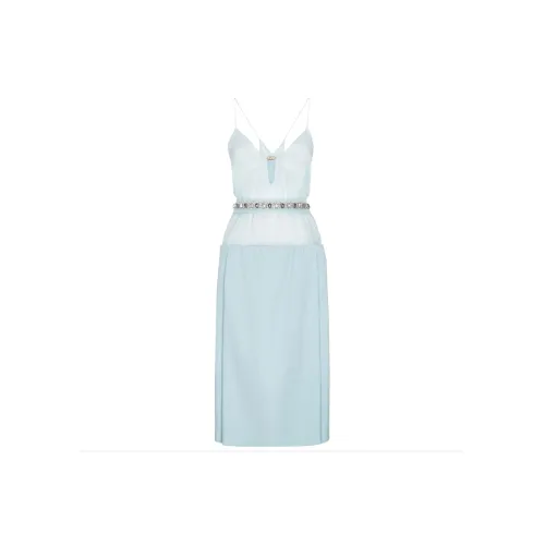 FENDI Slip Dresses Women's Light Blue