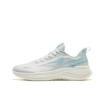 Erke Ride The Wind Cushioning Lightweight Low Top Running Shoes Men's White Blue
