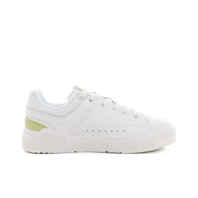 LiNing COMMON 70s Cushioning Wear Resistant Low Top Skateboard Shoes Women's White Green-1