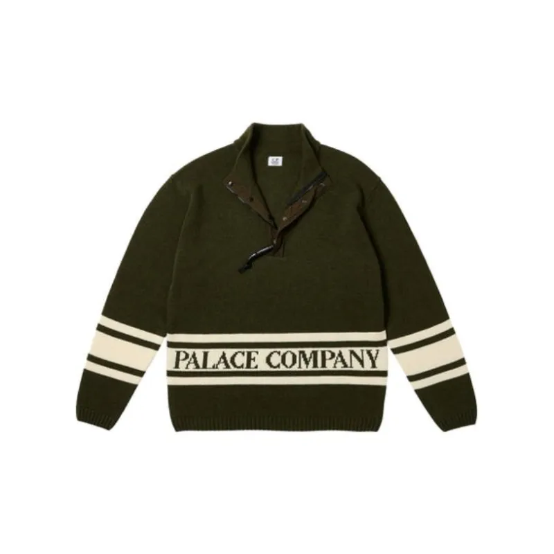 PALACE X C.P. Company Funnel Neck Knit-1