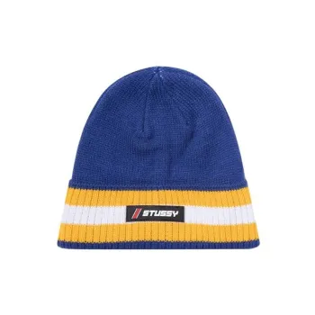 Stussy Striped Cuff Beanie