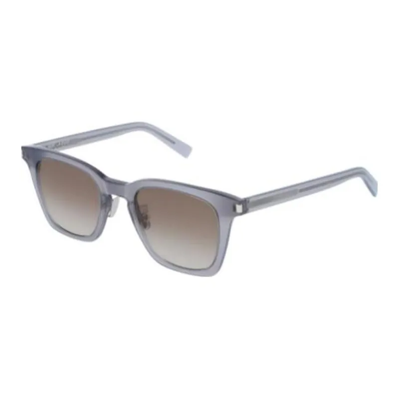SAINT LAURENT Plastic Irregular Shape Sunglasses Unisex Light Purple-0