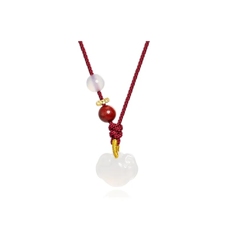 Far Mountain Joe Agate Jade Necklaces Unisex-2