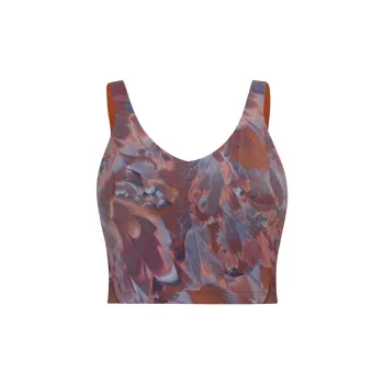 Lululemon Align™ Nulu™ Fabric Sports Underwear Women's Marble Puzzle Burn Apricot Multicolor