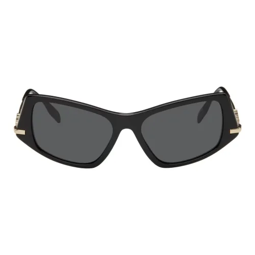 Burberry Logo Grau Cat eye Sunglasses