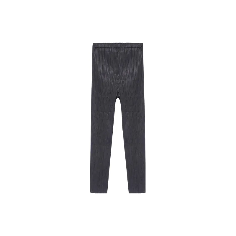 PLEATS PLEASE ISSEY MIYAKE Casual Pants Unisex Black-1