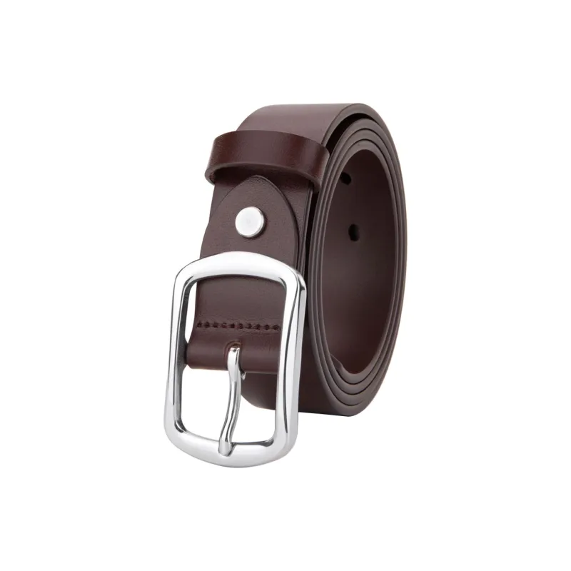 Cows Reign Single Layer Top Grain Cow Leather Leather Belts Men's Width 3.4cm-7