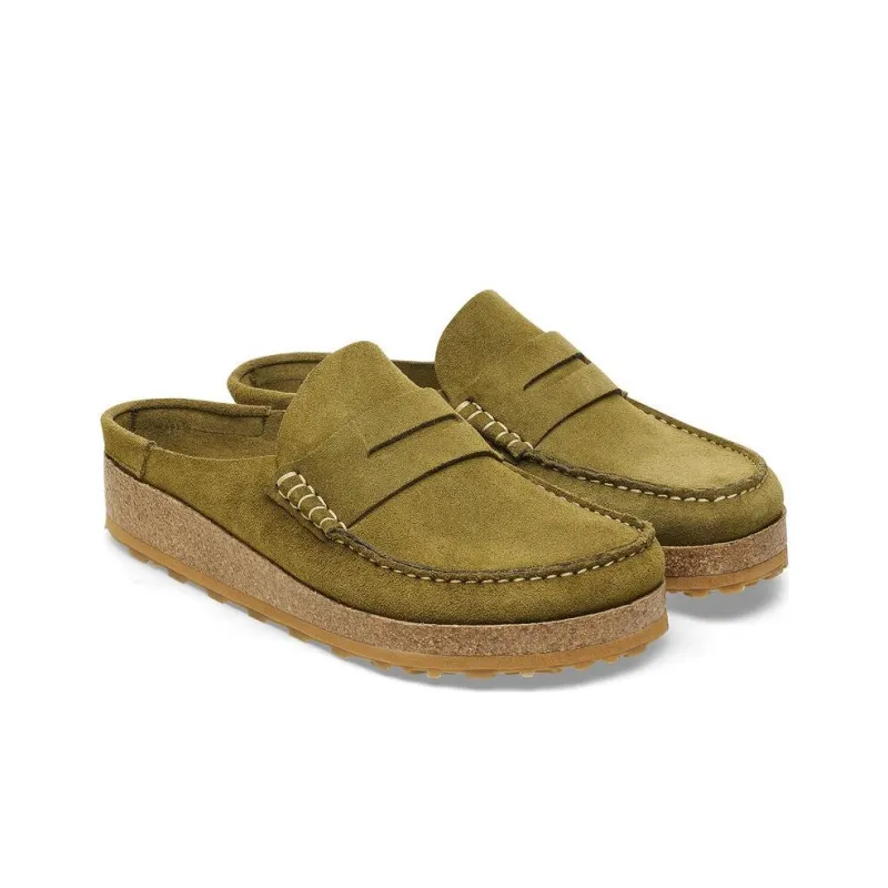 Birkenstock Naples Wrap toe Slippers Men's Pine Green Regular-2
