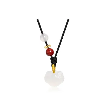 Far Mountain Joe Agate Jade Necklaces Unisex