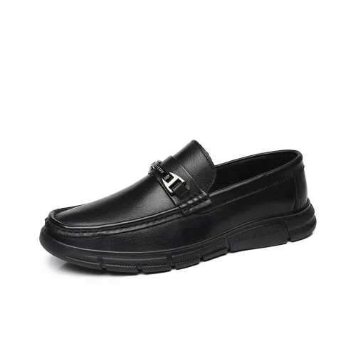 Year by year Men's Casual Shoes Men Low-Top Black