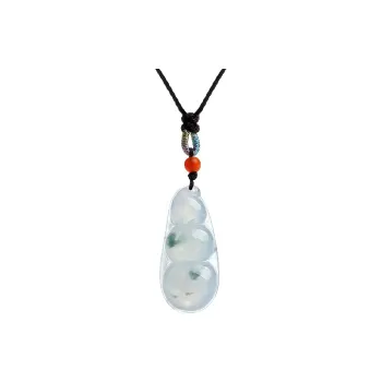 With The Heart Of The Jade Ice Glutinous Jadeite Necklaces Unisex