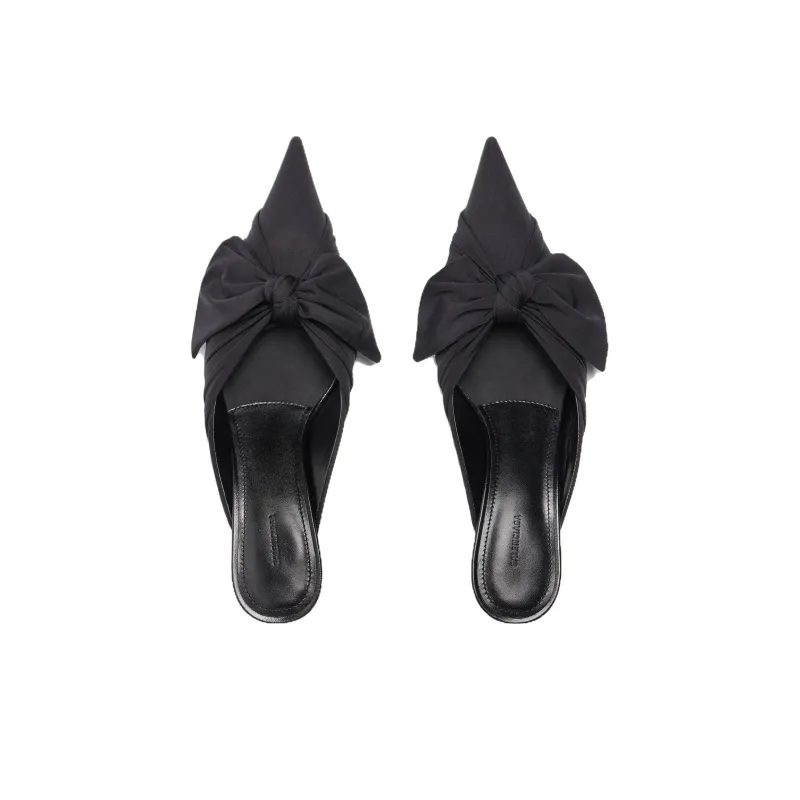 Balenciaga Bow-Embellished Mules Women's-3