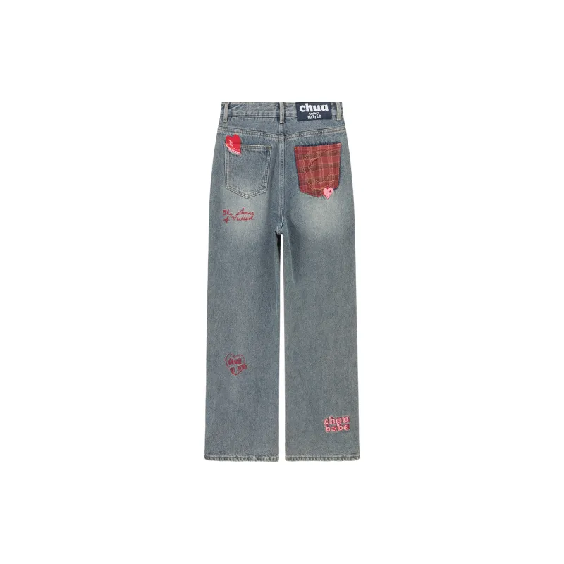 CHUU Jeans Women's Denim Blue-1