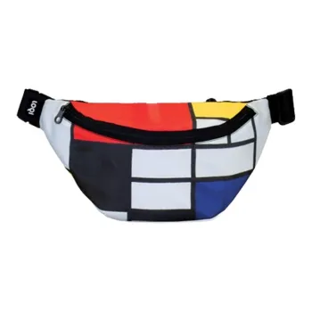 Loqi Mondeur Collaboration Recycled Polyester Shoulder Bag Crossbody Bag Fanny Pack Unisex Mondelez