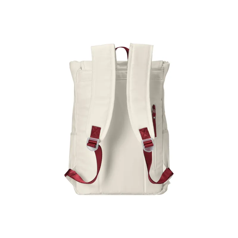 DRACONITE Polyester Student Backpack Regular Unisex Red White Color Blocking-2