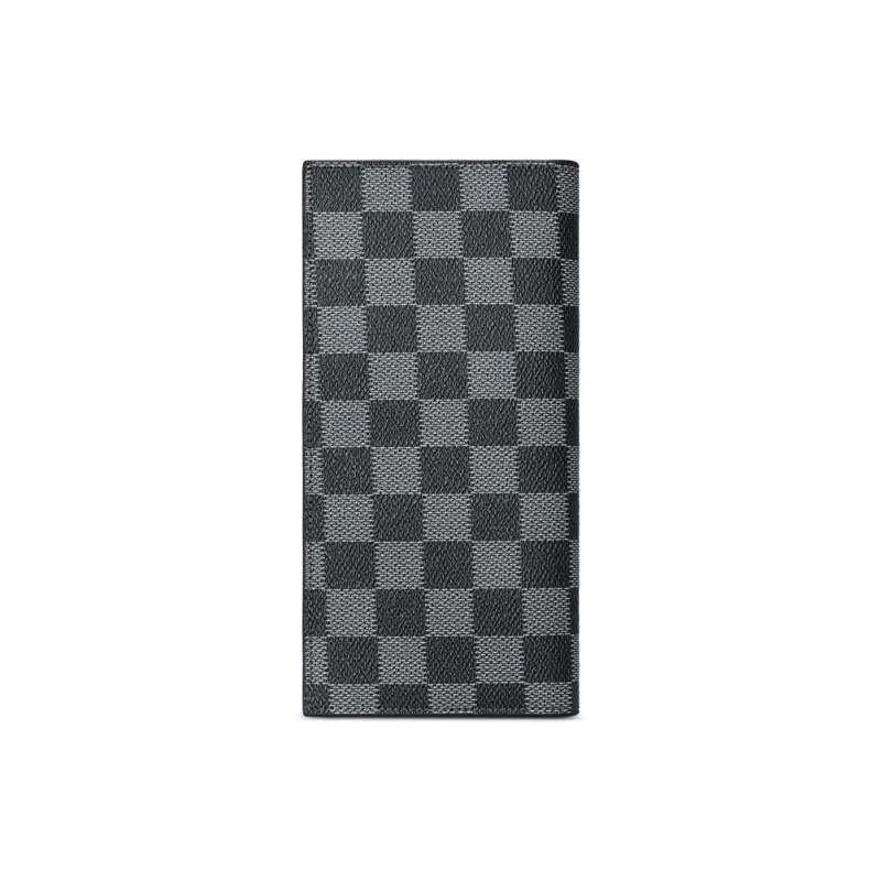 AUGTARLION PVC Double Layer Foldable Vertical Wallet Regular Men's Black-2