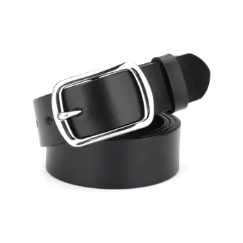 Cows Reign Single Layer Top Grain Cow Leather Leather Belts Men's Width 3.4cm