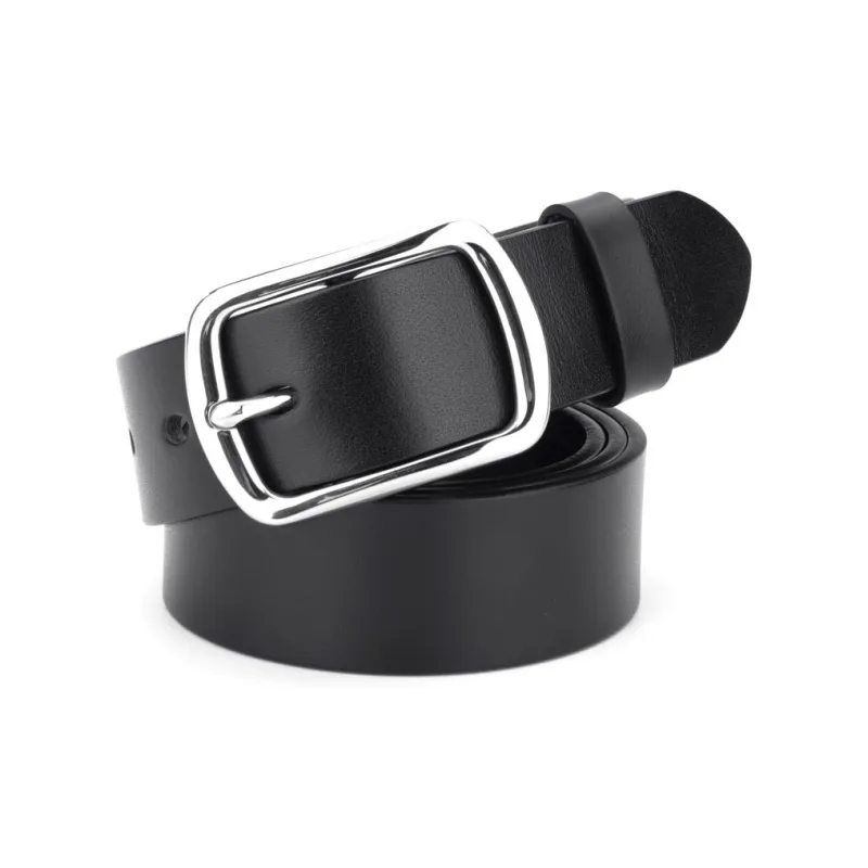 Cows Reign Single Layer Top Grain Cow Leather Leather Belts Men's Width 3.4cm-0