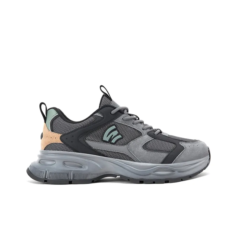 WALK SOUL Low-Top Travel Shoes Men's Black Rock Gray-13
