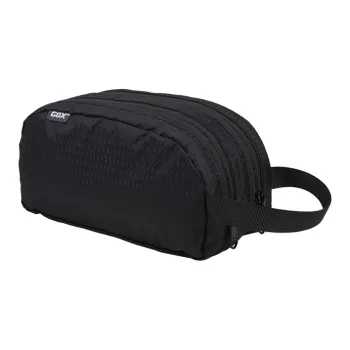 GOX Nylon Wet/Dry Separation Double-Layer Toiletry Bag Medium Size Unisex