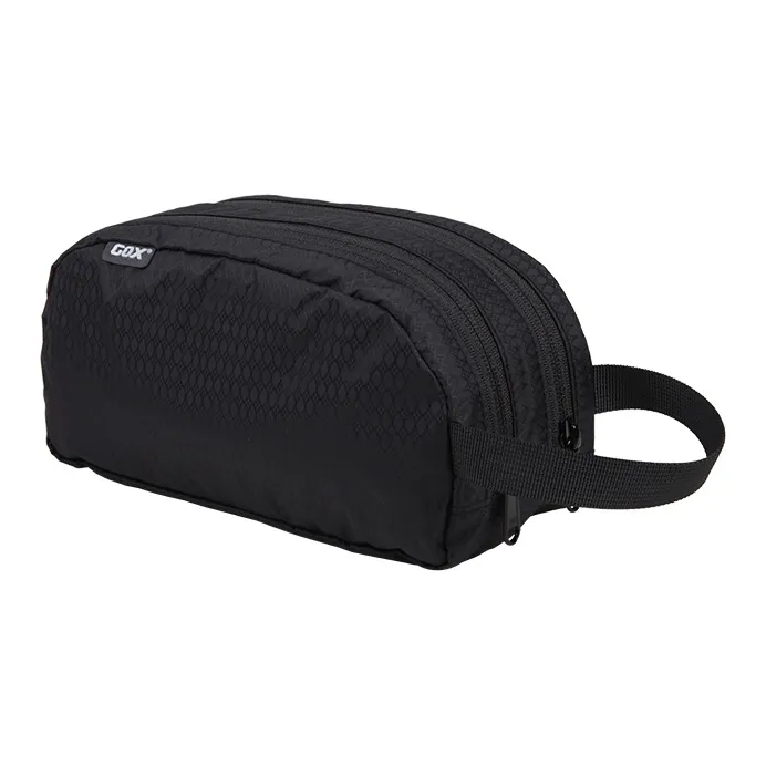 GOX Nylon Wet/Dry Separation Double-Layer Toiletry Bag Medium Size Unisex-0