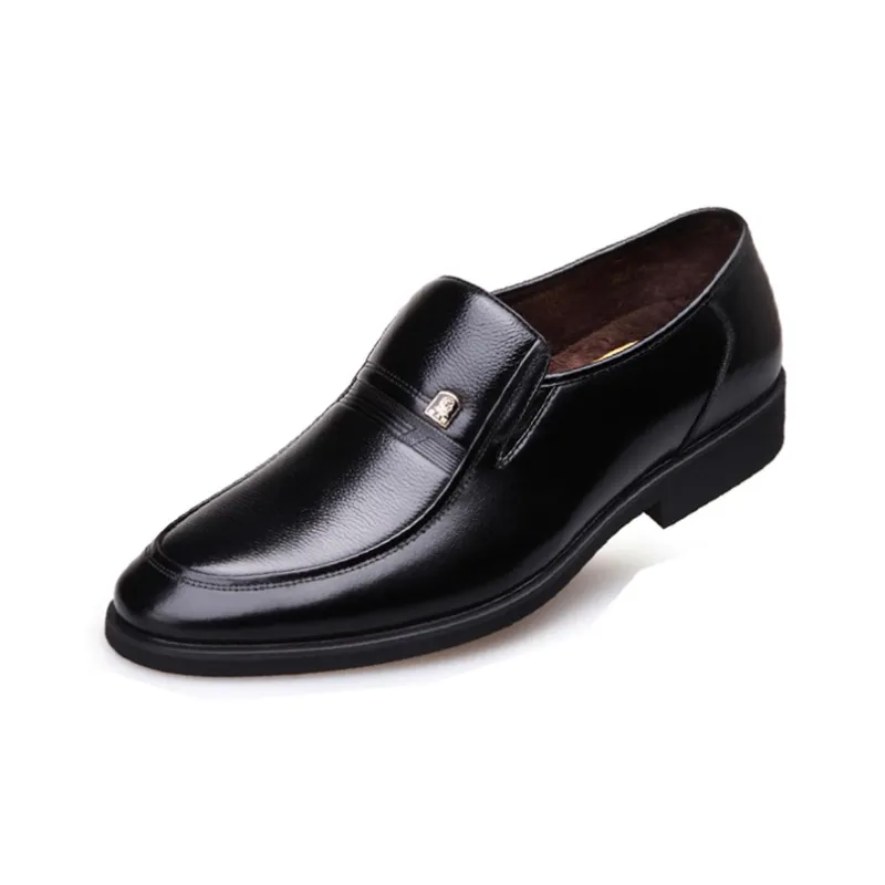 LAORENTOU Dress Shoes Men Low Top Black-25