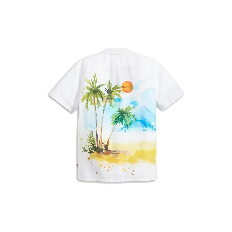 Levis Shirts Men White-1