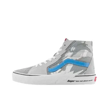 Vans AAPE X Sk8 Hi 'Bolt   Grey Camo'
