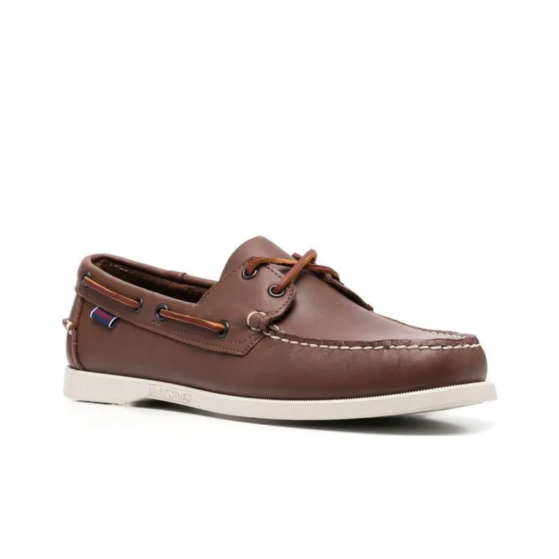 Sebago Lace-up Leather Loafers-2
