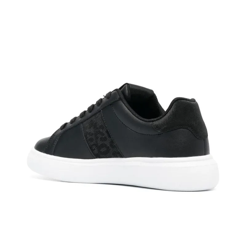 Just Cavalli Low-Top Casual Shoes Women's Black White-3
