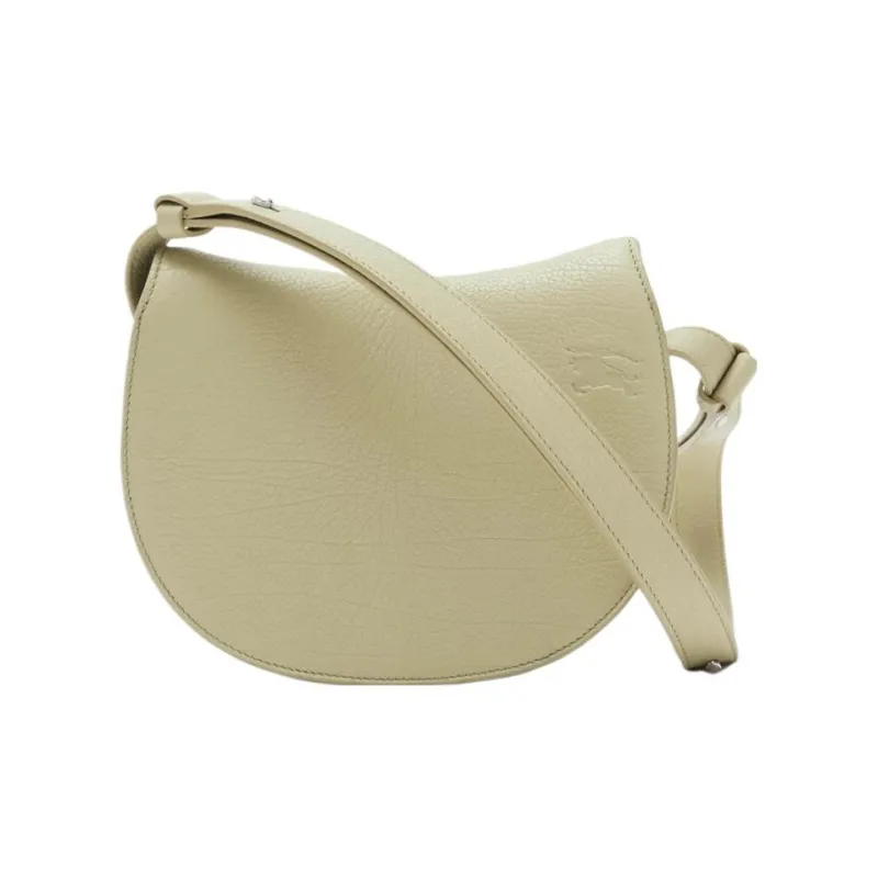 Burberry Calfskin Saddle Bag, Shoulder Bag, Handbag, Shoulder Bag Women's Hunter Beige-1