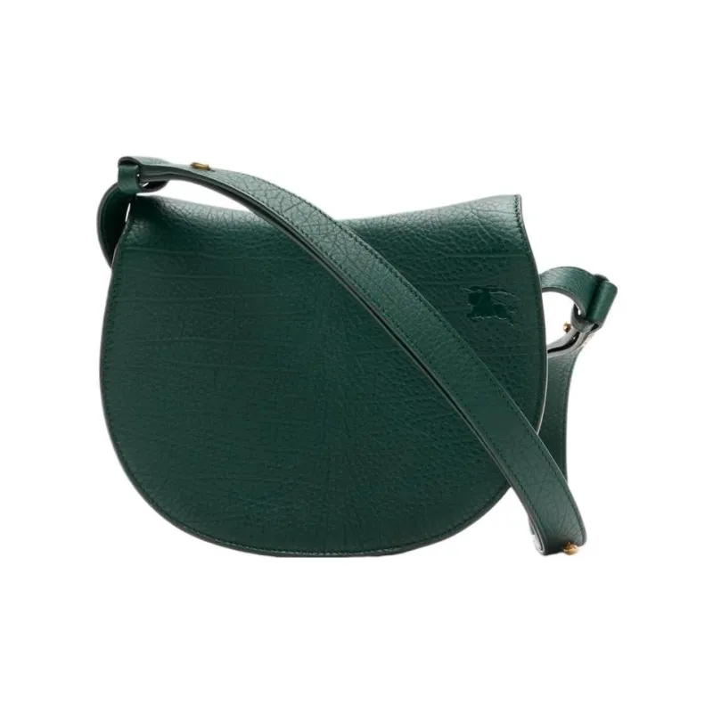 Burberry Calfskin Shoulder Bag Crossbody Bag Handbag Women's Vine Green-1