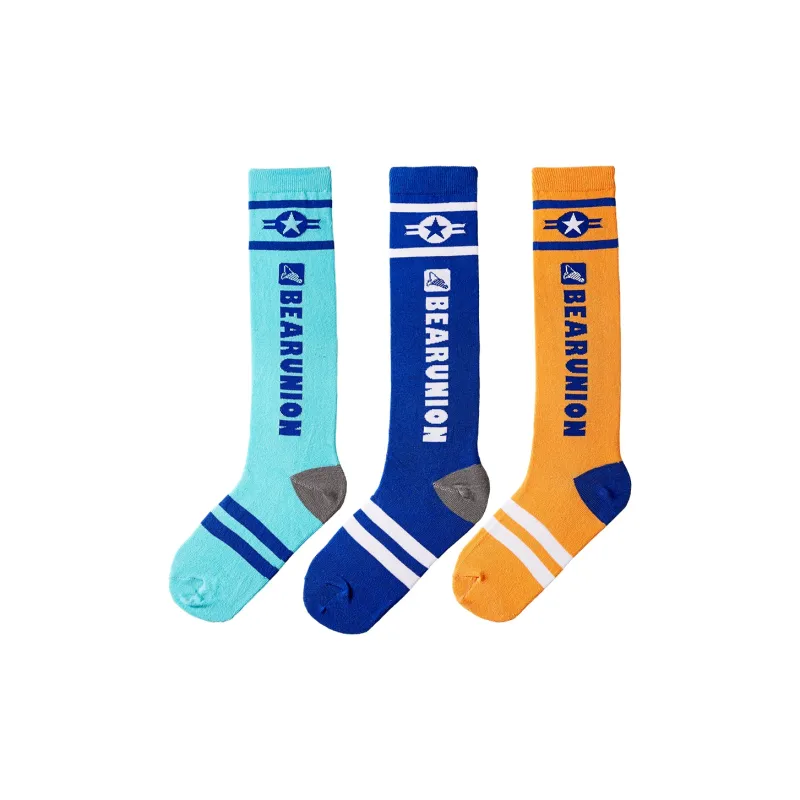 BEAR UNION Knee High Socks Unisex Combo Set-66