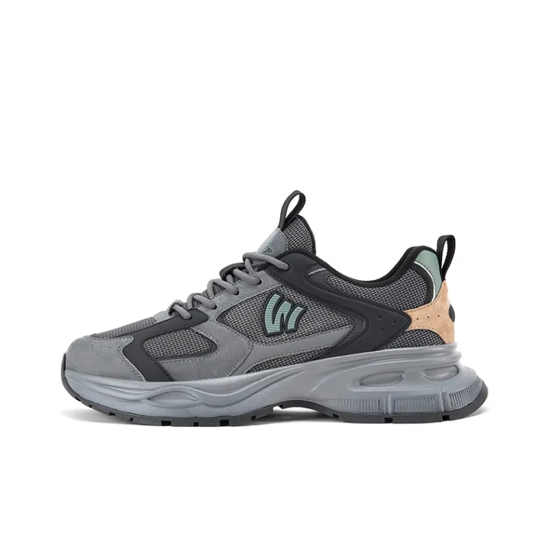 WALK SOUL Low-Top Travel Shoes Men's Black Rock Gray-9
