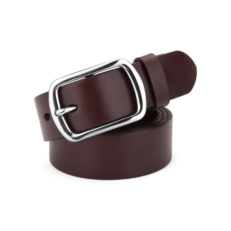 Cows Reign Single Layer Top Grain Cow Leather Leather Belts Men's Width 3.4cm-5