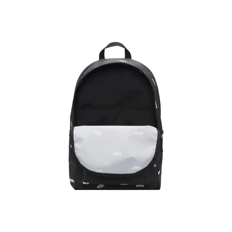Nike Polyester Backpack Regular Unisex Black & White & Light Smoke Gray-3