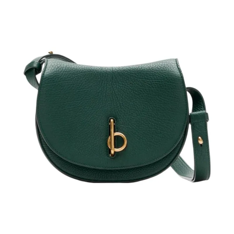 Burberry Calfskin Shoulder Bag Crossbody Bag Handbag Women's Vine Green-0